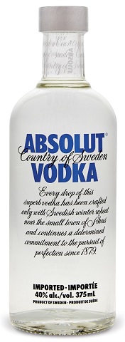 absolut vodka 375 ml single bottleCochrane Liquor Delivery
