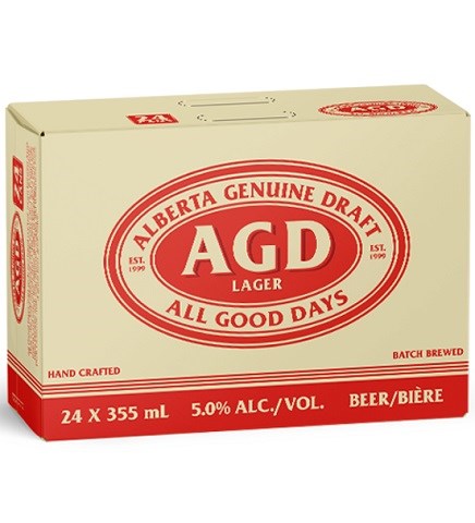 alberta genuine draft 355 ml - 24 cansCochrane Liquor Delivery