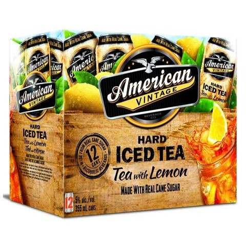 american vintage hard iced tea lemon 355 ml - 12 cansCochrane Liquor Delivery