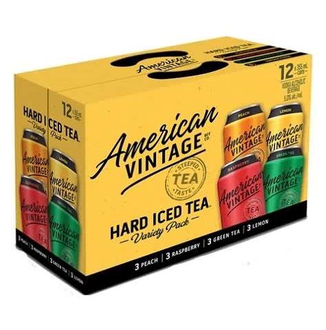 american vintage hard iced tea mixed variety pack 355 ml - 12 cansCochrane Liquor Delivery