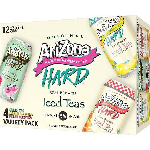 arizona iced teas mixer 355 ml - 12 cansCochrane Liquor Delivery