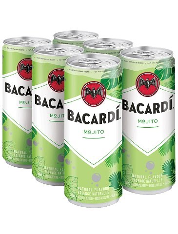 bacardi mojito 355 ml - 6 cansCochrane Liquor Delivery