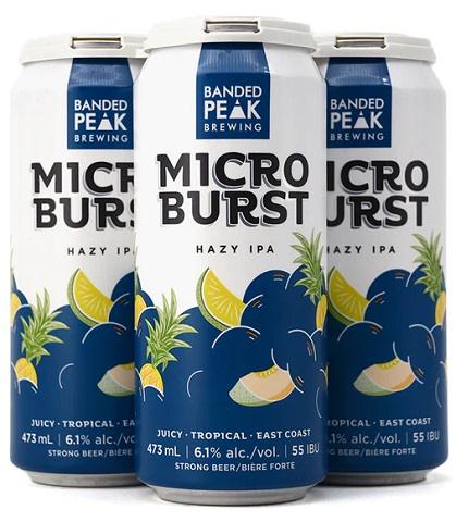 banded peak microburst hazy ipa 473 ml - 4 cansCochrane Liquor Delivery