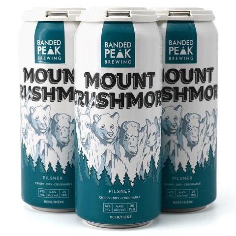 banded peak mount crushmore 473 ml - 4 cansCochrane Liquor Delivery