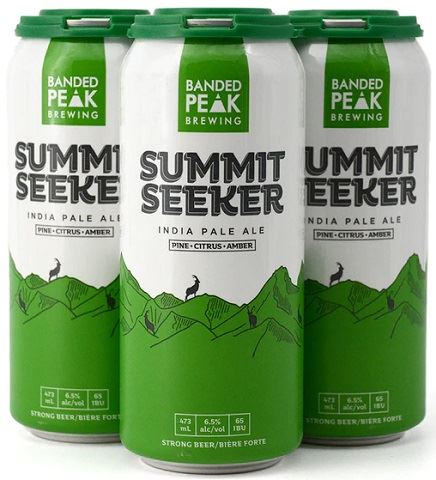 banded peak summit seeker ipa 473 ml - 4 cansCochrane Liquor Delivery