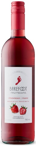 barefoot fruitscato strawberry moscato 750 ml single bottleCochrane Liquor Delivery