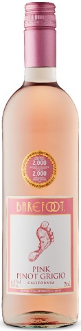 barefoot pink pinot grigio 750 ml single bottleCochrane Liquor Delivery