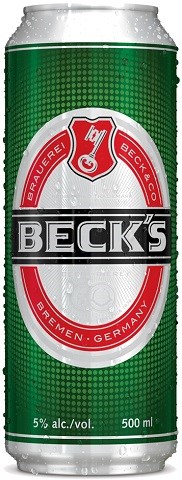 beck's lager 500 ml single canCochrane Liquor Delivery