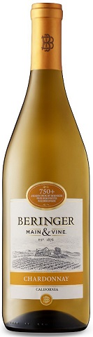 beringer main & vine chardonnay 750 ml single bottleCochrane Liquor Delivery