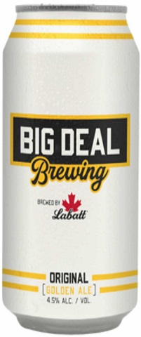 big deal golden ale 473 ml single canCochrane Liquor Delivery