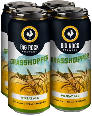 big rock grasshopper wheat ale 473 ml - 4 cansCochrane Liquor Delivery