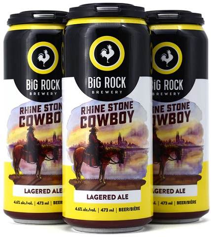 big rock rhine stone cowboy 473 ml - 4 cansCochrane Liquor Delivery