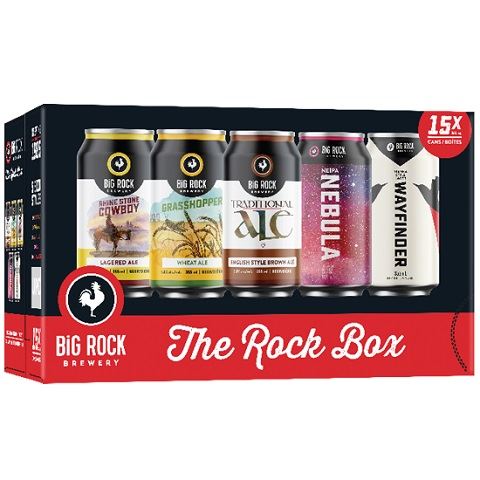 big rock variety pack 2023 355 ml - 15 cansCochrane Liquor Delivery