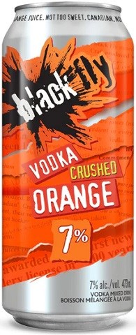 black fly vodka crushed orange 473 ml single canCochrane Liquor Delivery