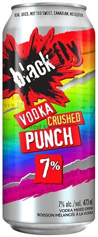black fly vodka crushed punch 473 ml single canCochrane Liquor Delivery