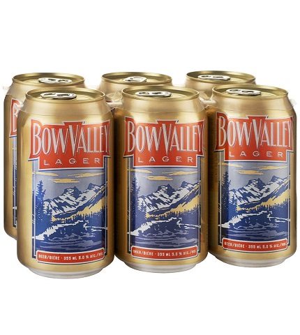 bow valley lager 355 ml - 6 cansCochrane Liquor Delivery