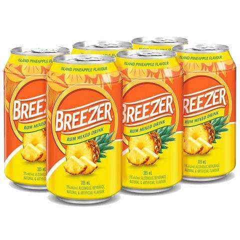 breezer island pineapple 355 ml - 6 cansCochrane Liquor Delivery