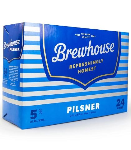 brewhouse pilsner 355 ml - 24 cansCochrane Liquor Delivery
