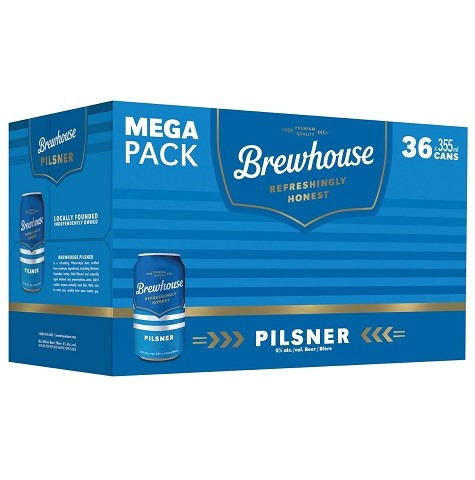 brewhouse pilsner 355 ml - 36 cansCochrane Liquor Delivery