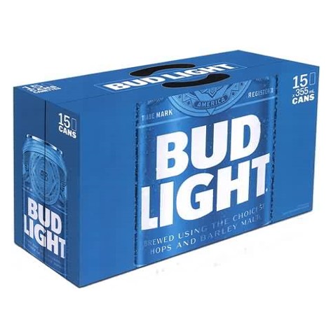 bud light 355 ml - 15 cansCochrane Liquor Delivery