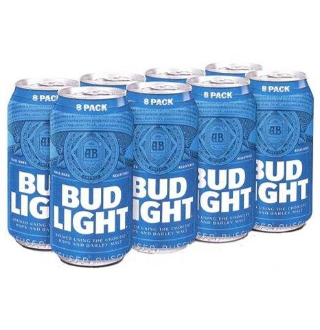 bud light 355 ml - 8 cansCochrane Liquor Delivery