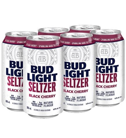 bud light seltzer blackcherry 355 ml - 6 cansCochrane Liquor Delivery