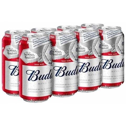 budweiser 355 ml - 8 cansCochrane Liquor Delivery