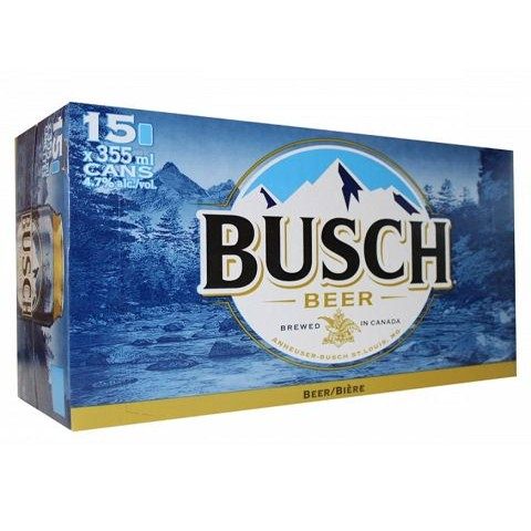 busch 355 ml - 15 cansCochrane Liquor Delivery