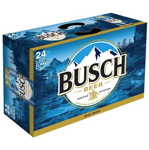 busch 355 ml - 24 cansCochrane Liquor Delivery