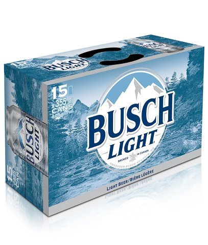 busch light 355 ml - 15 cansCochrane Liquor Delivery