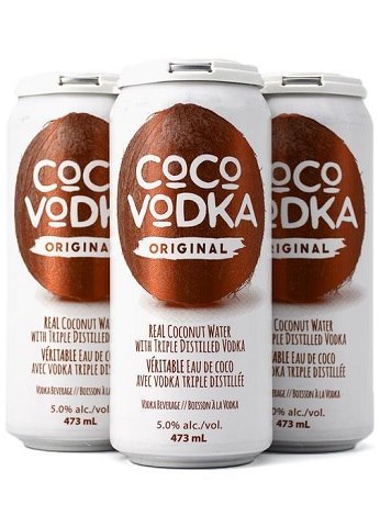 coco vodka original 473 ml - 4 cansCochrane Liquor Delivery