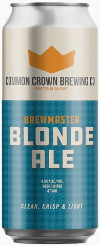 common crown brewmaster blonde ale 473 ml - 4 cansCochrane Liquor Delivery