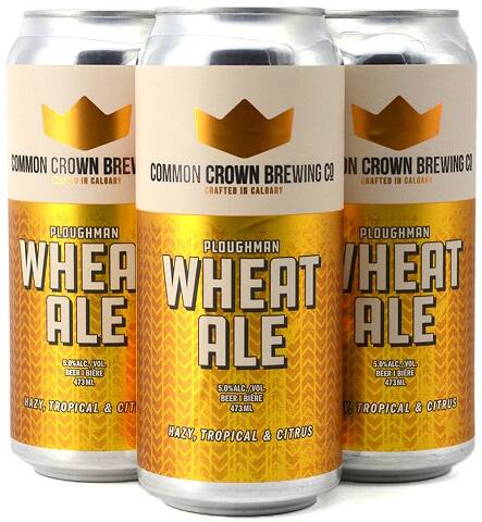 common crown ploughman wheat ale 473 ml - 4 cansCochrane Liquor Delivery