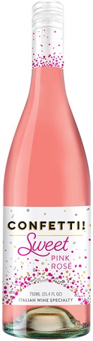 confetti sweet pink rose 750 ml single bottleCochrane Liquor Delivery