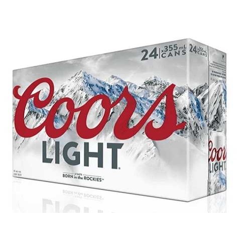 coors light 355 ml - 24 cansCochrane Liquor Delivery