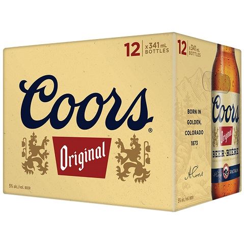 coors original 341 ml - 12 bottlesCochrane Liquor Delivery