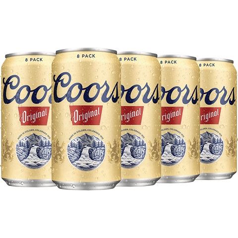 coors original 355 ml - 8 cansCochrane Liquor Delivery