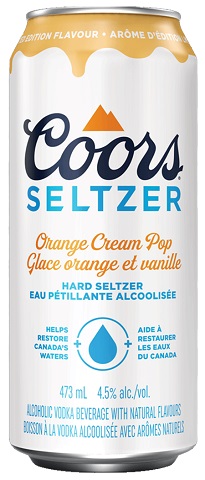 coors seltzer orange cream pop 355 ml 6 cansCochrane Liquor Delivery