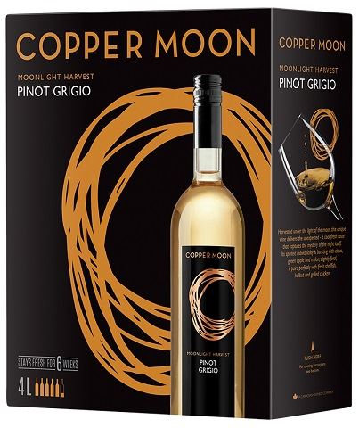 copper moon pinot grigio 4 l boxCochrane Liquor Delivery