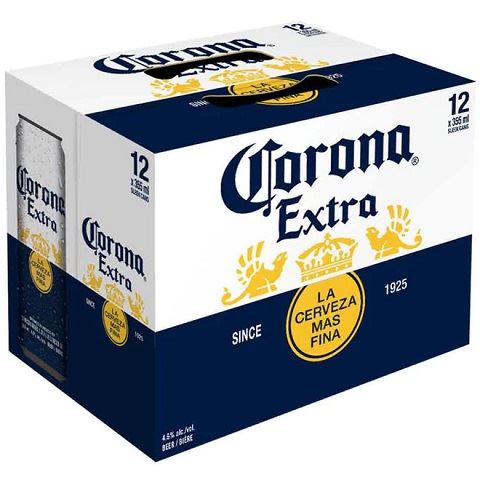 corona extra 355 ml - 12 cansCochrane Liquor Delivery
