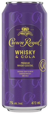 crown royal whisky & cola 473 ml single canCochrane Liquor Delivery
