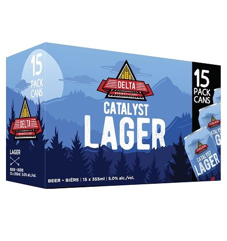 delta catalyst lager 355 ml - 15 cansCochrane Liquor Delivery
