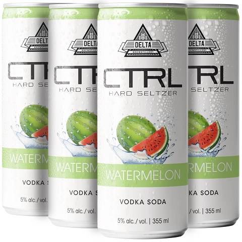 delta ctrl watermelon 355 ml - 6 cansCochrane Liquor Delivery