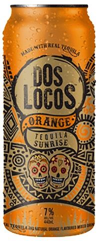 dos locos tequila sunrise 440 ml single canCochrane Liquor Delivery