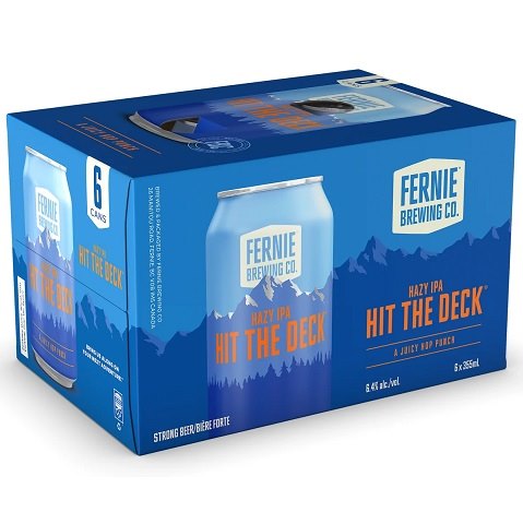 fernie brewing hit the deck hazy ipa 355 ml - 6 cansCochrane Liquor Delivery
