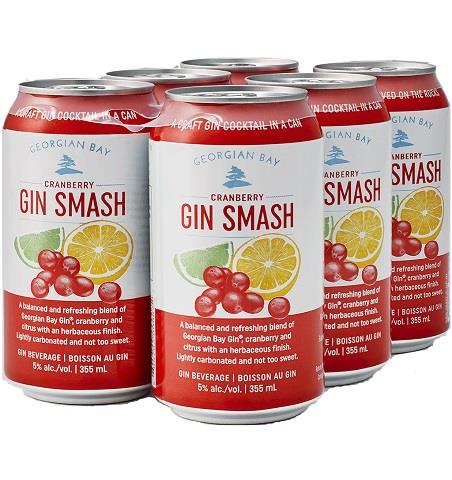 georgian bay cranberry gin smash 355 ml - 6 cansCochrane Liquor Delivery