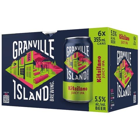granville island kitsilano juicy ipa 355 ml - 6 cansCochrane Liquor Delivery