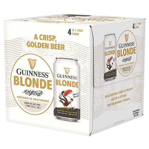 guinness blonde 473 ml - 4 cansCochrane Liquor Delivery