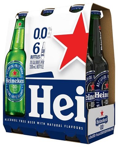 heineken 0.0 330 ml - 6 bottlesCochrane Liquor Delivery