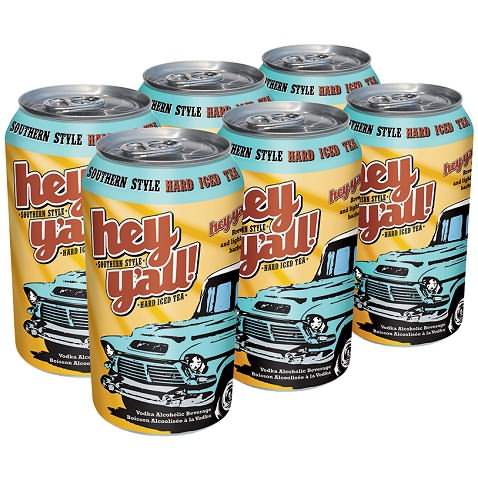 hey y'all hard iced tea orignal 341 ml - 6 cansCochrane Liquor Delivery